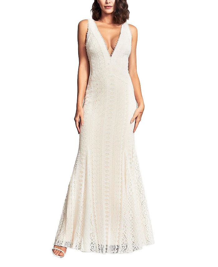 

Платье Cadence Tadashi Shoji, слоновая кость/кремовый