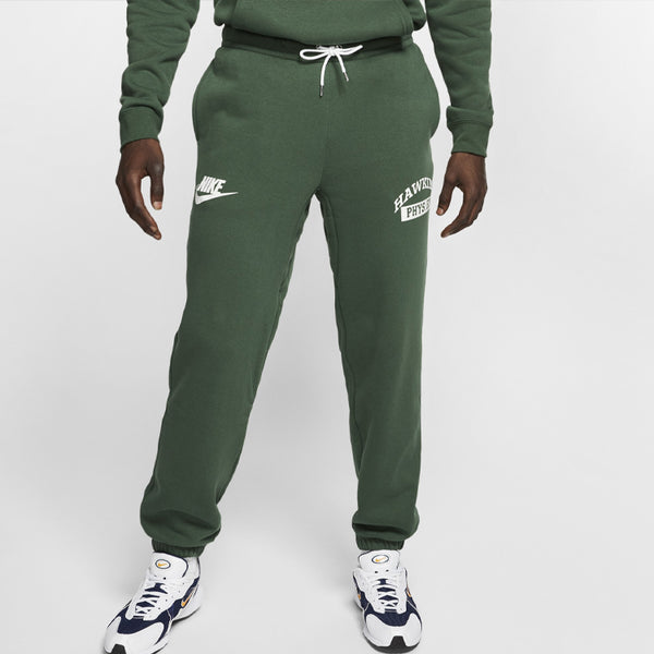 Брюки x stranger things sweat pant crossover casual sports pants us edition green Nike, зеленый — фото 3