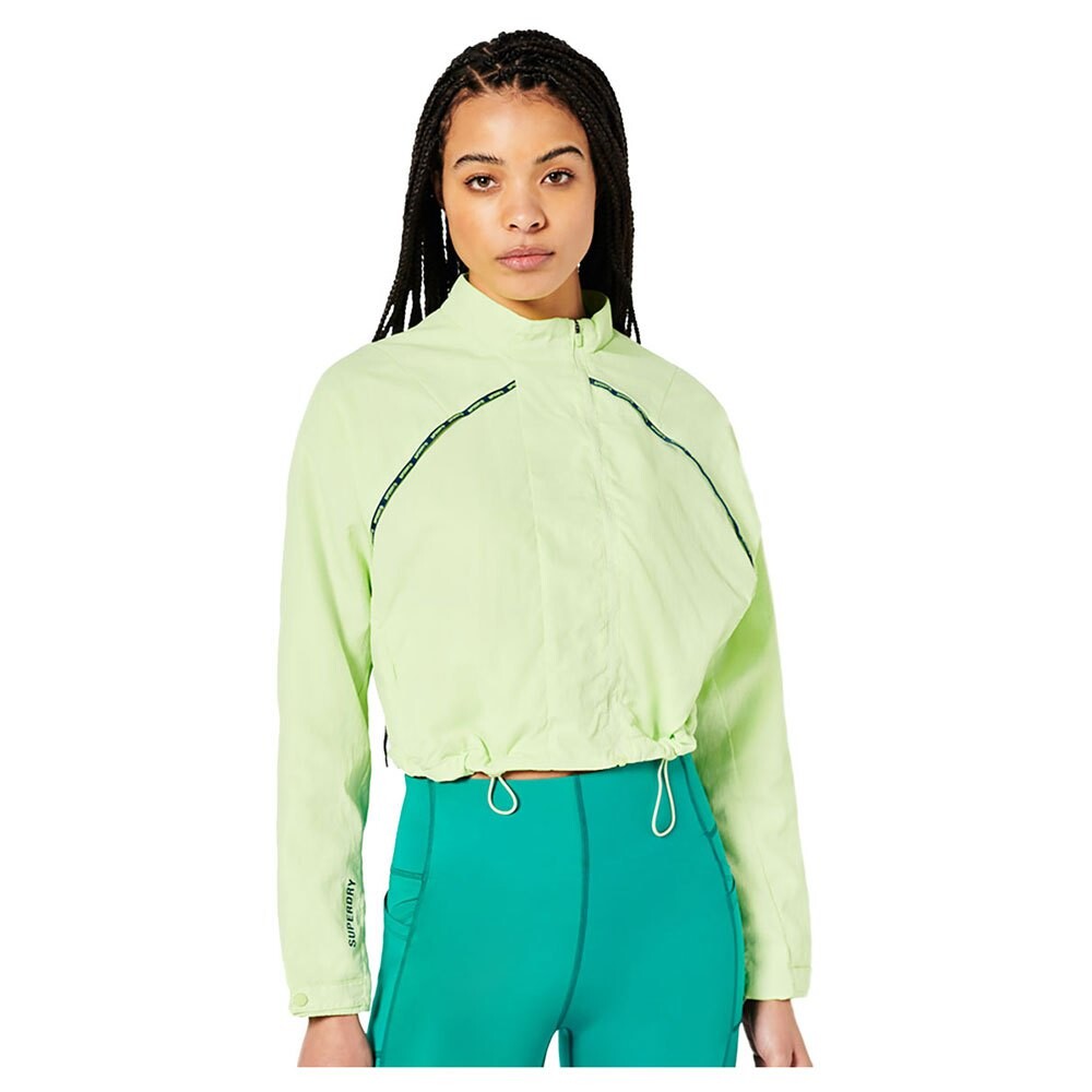 

Куртка Superdry Run Cropped Weatherproof, желтый