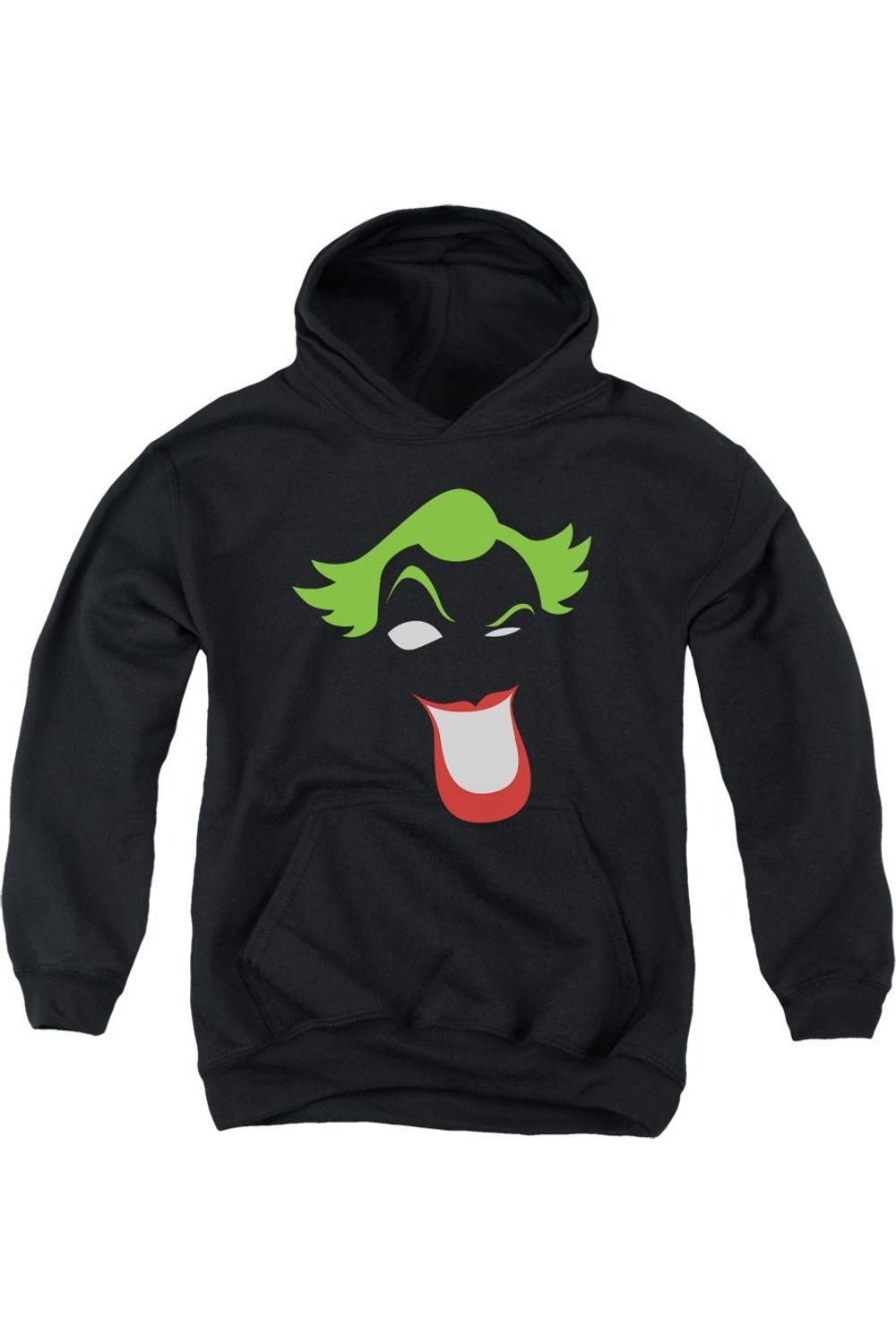 

Батмен Джокер упрощенная молодежная толстовка с капюшоном Gildan, черный