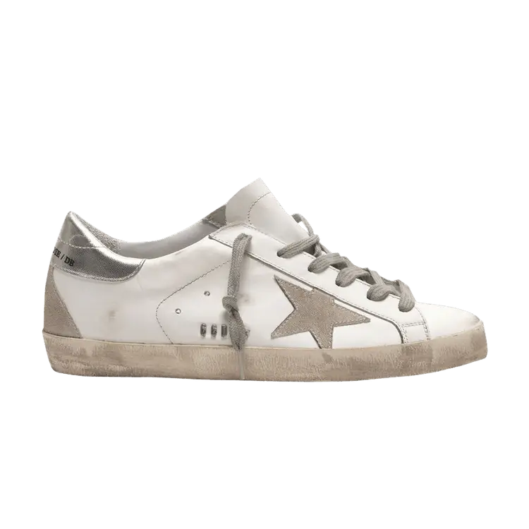 Кроссовки Golden Goose Wmns Superstar White Silver, белый