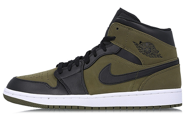 

Кроссовки JORDAN 1 Mid Olive Canvas