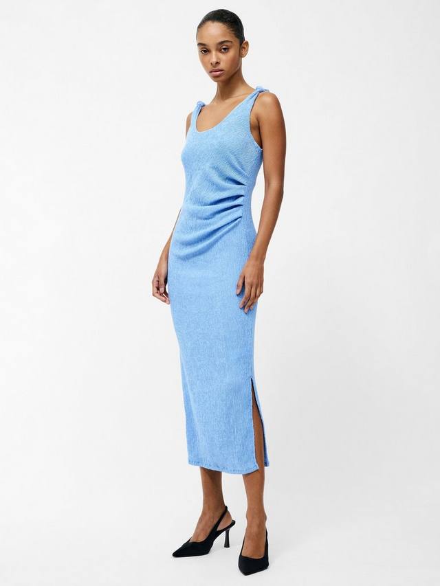 

Платье миди Trixie с фактурным узлом на бретеле French Connection, Cornflower Blue