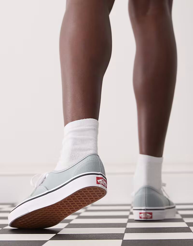 Кроссовки Vans Authentic Color Theory светло-серого цвета — фото 2