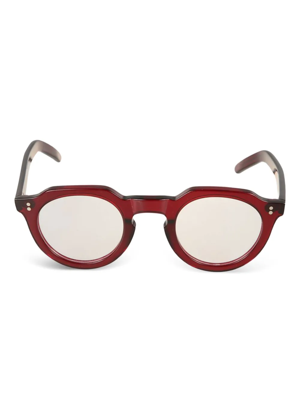 

Очки Storiko в круглой оправе Kador, красный