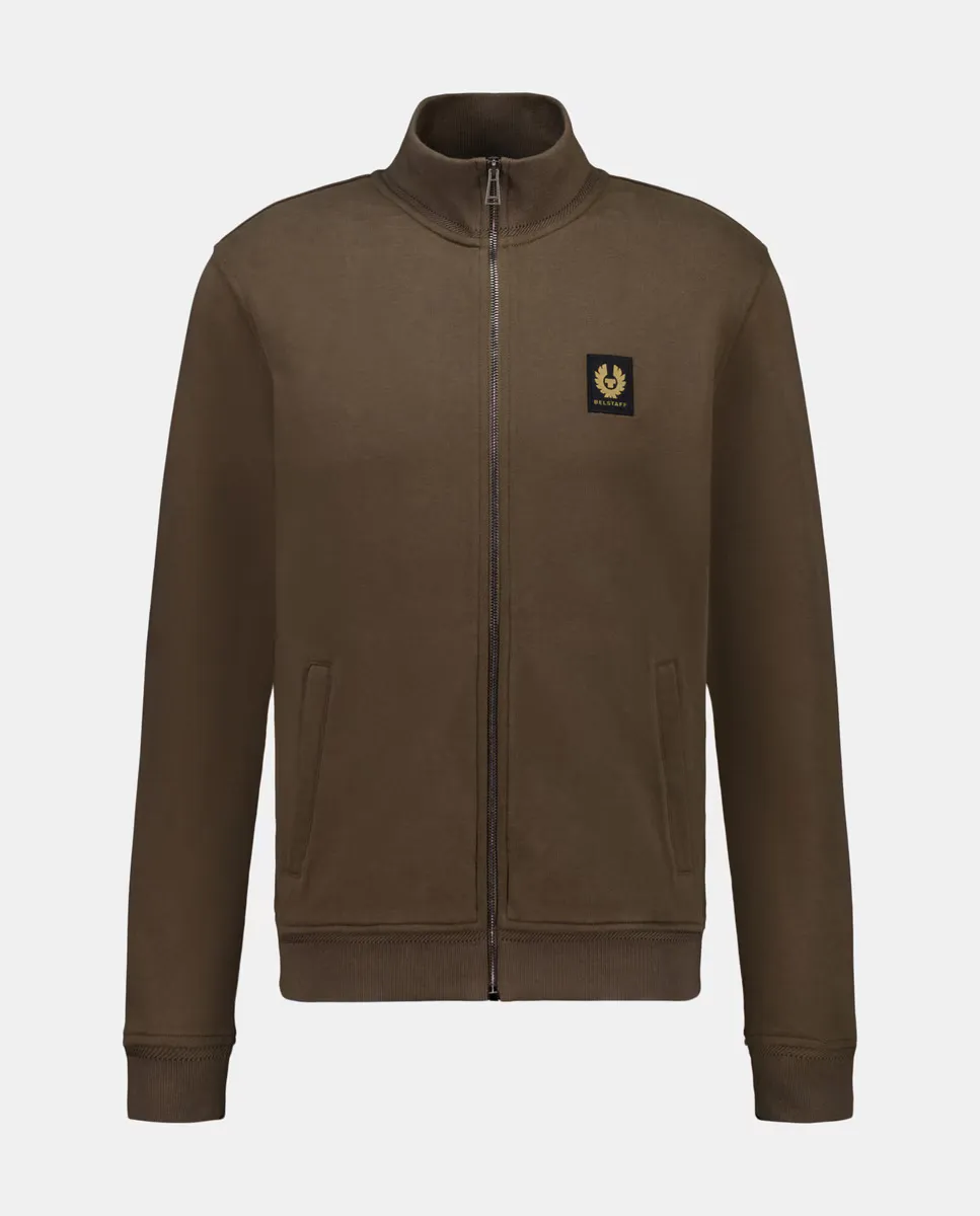 

Мужская спортивная куртка на молнии Belstaff, темно-коричневый