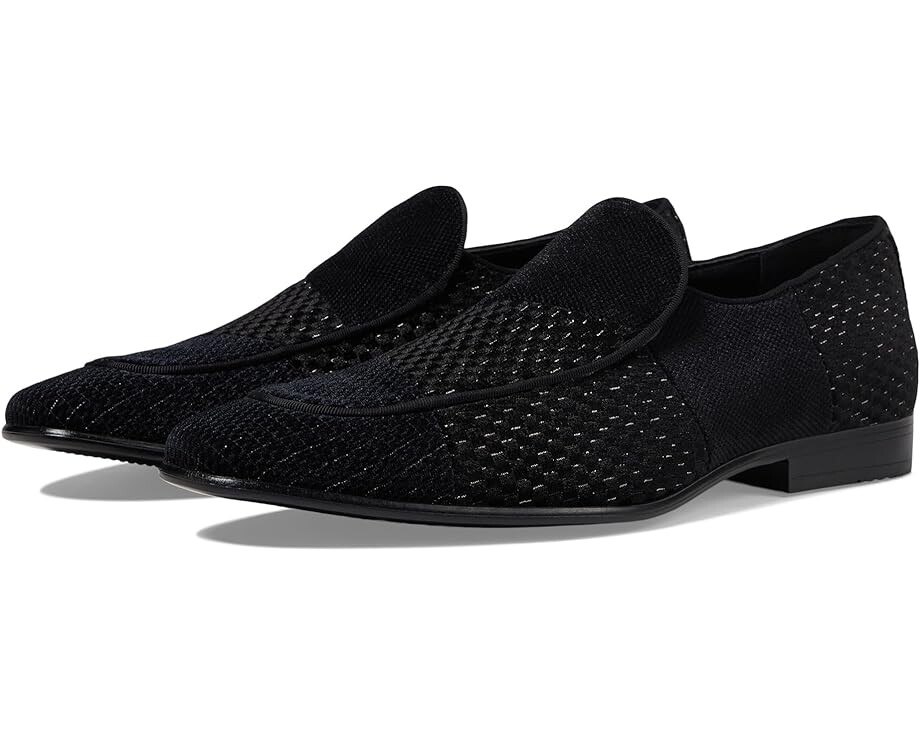 

Лоферы Stacy Adams Shapshaw Velour Slip-On Loafer, черный