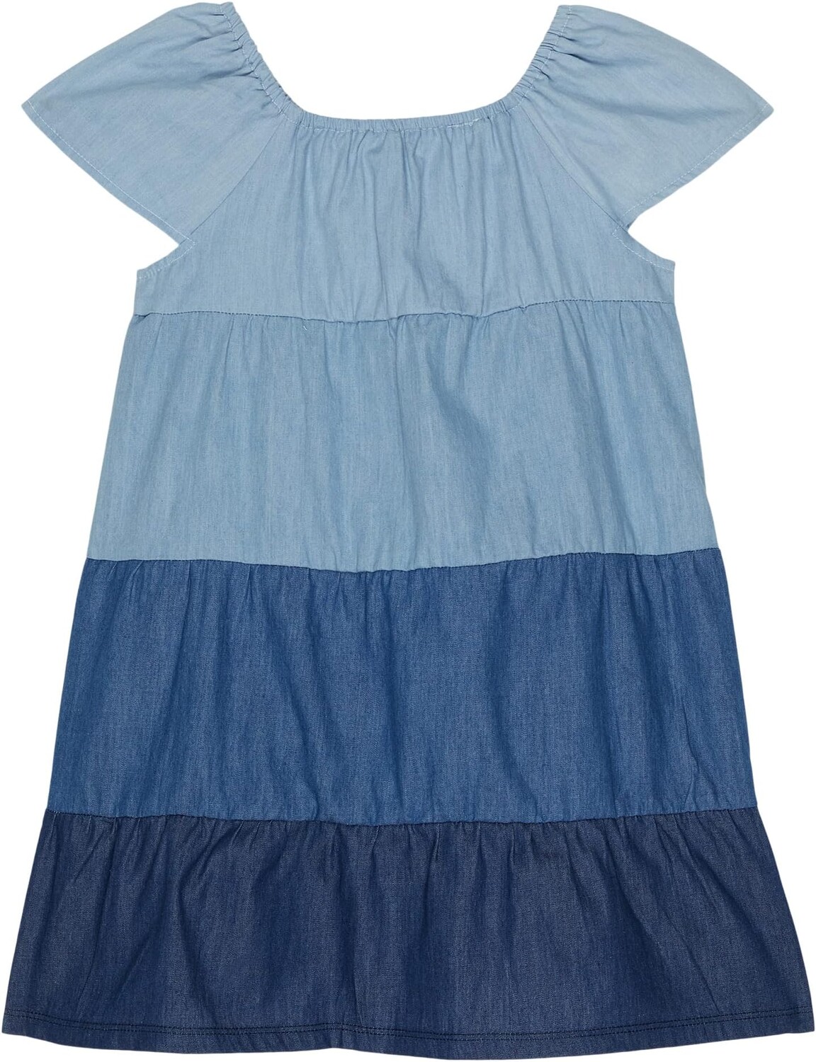 

Платье Splendid Littles Chambray Tiered Dress, цвет Chambray Multi