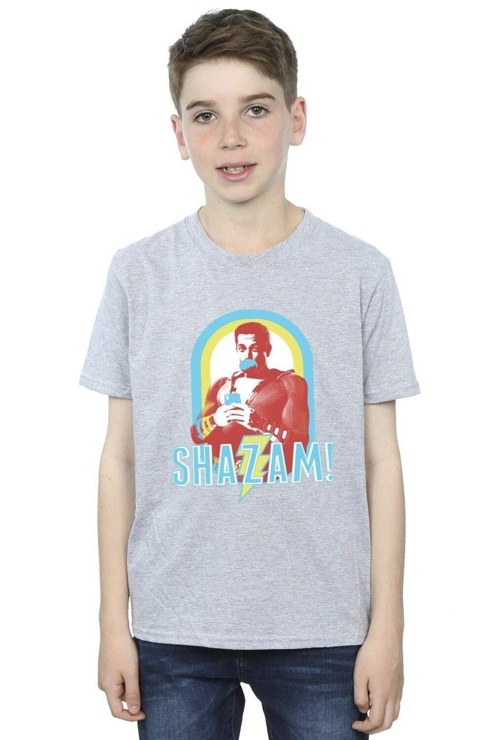 

Футболка в рамке Shazam Buble Gum DC Comics, серый