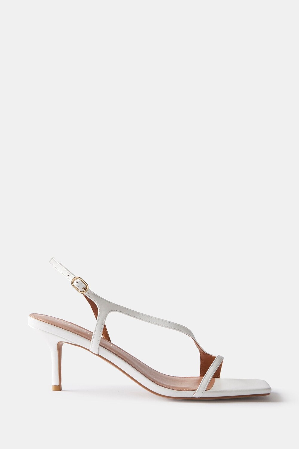 

Минималистичные туфли на каблуке Mint Velvet, белый