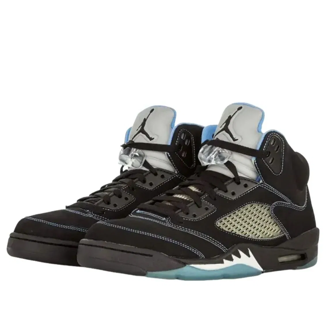 Кроссовки Air Jordan 5 Retro 'Black University Blue' DD0587-008, черный — фото 2