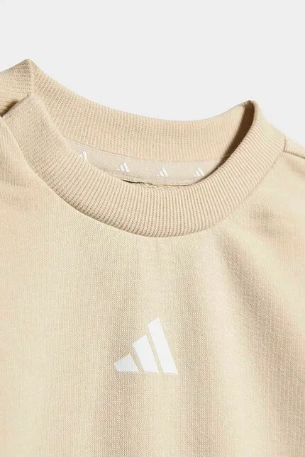 Спортивный костюм детский Adidas, бежевый — фото 4