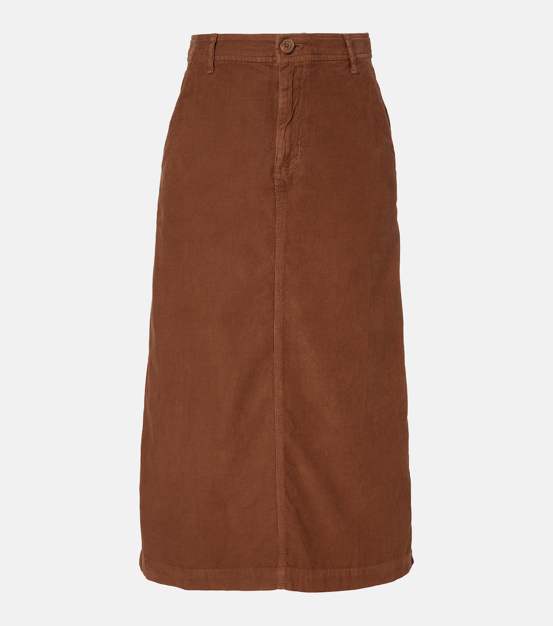 

Юбка миди из хлопка Fia Velvet, Barley