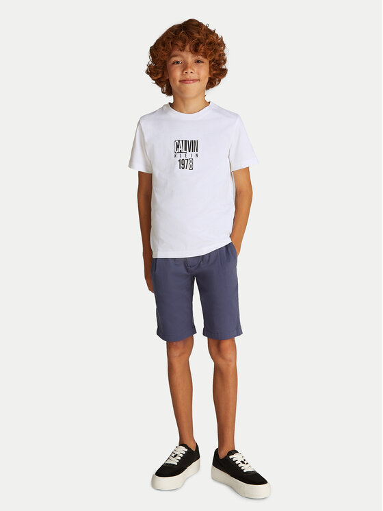 

Футболка обычного кроя Good Level IB0IB02456 Calvin Klein Jeans, белый