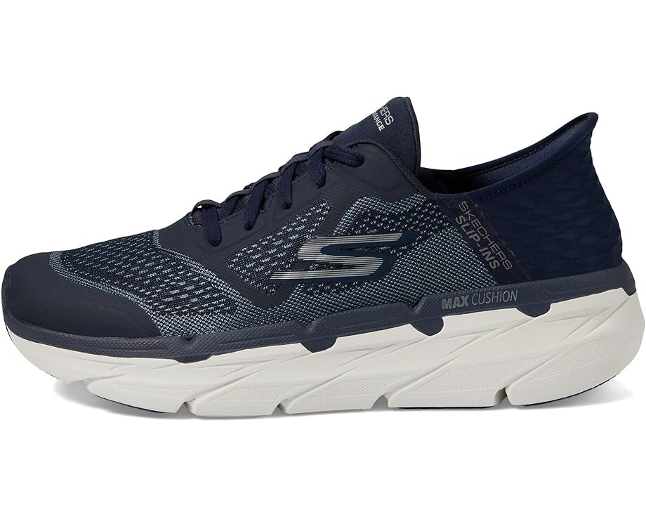 Кроссовки SKECHERS Max Cushioning Premier Ascendant Hands Free Slip-Ins, темно-синий — фото 4