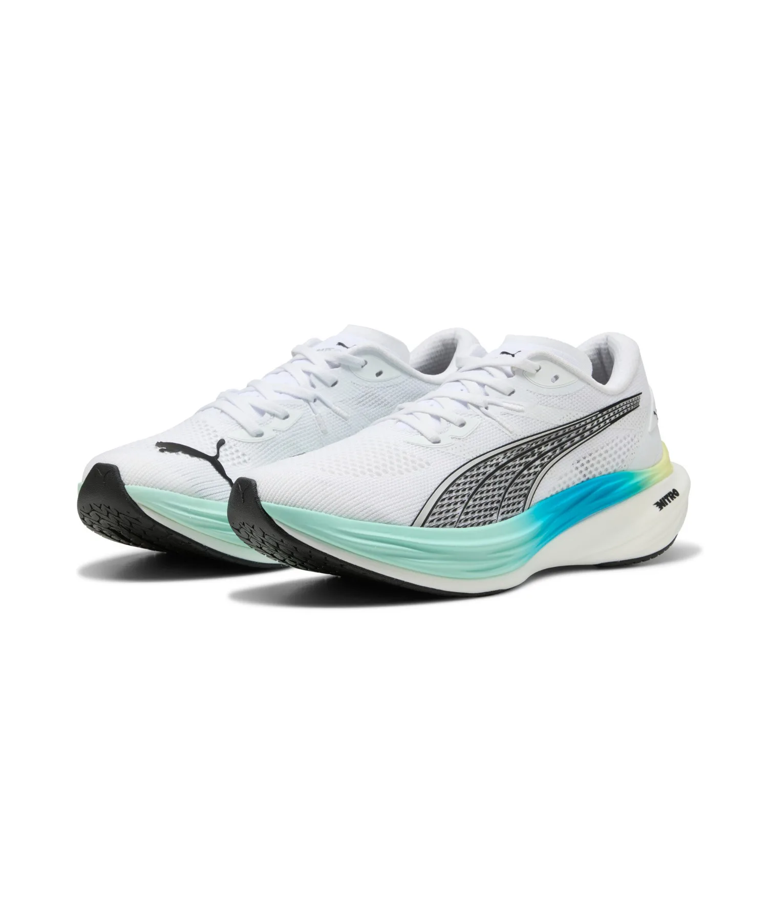 Мужские кроссовки для бега с технологией NITRO Deviate Nitro 3 PUMA серые — фото 2