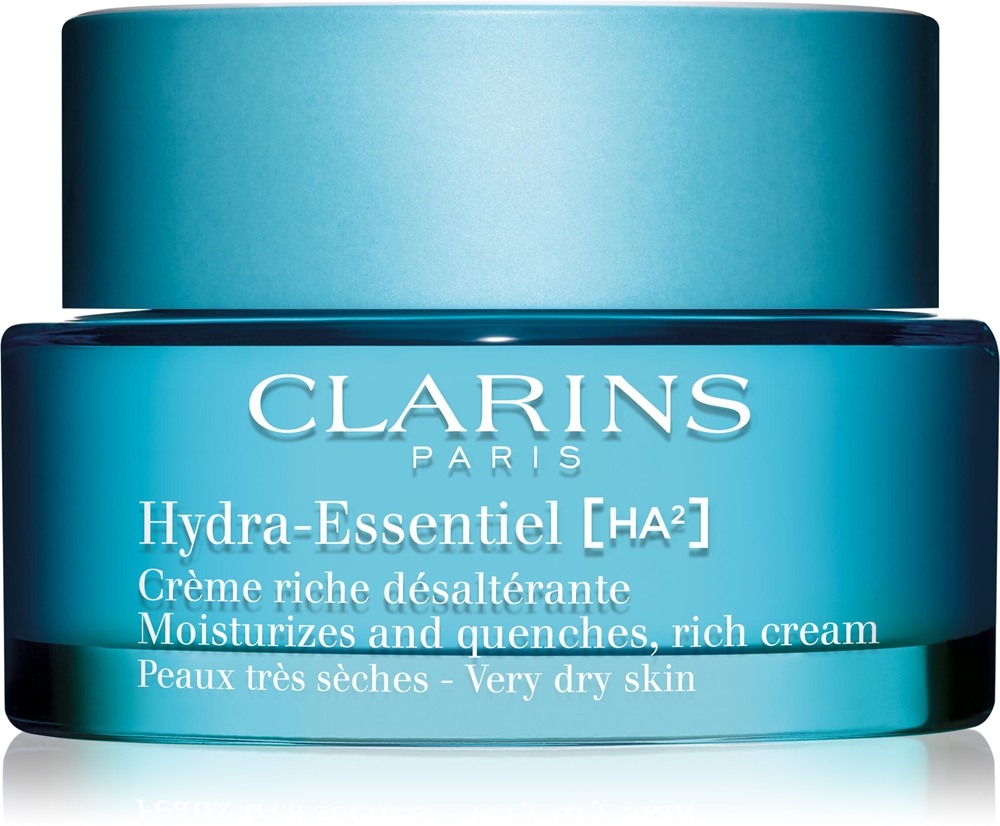 Крем для лица SPF CLARINS Hydra-Essentiel ha² насыщенный с богатой текстурой увлажняющий для очень сухой кожи