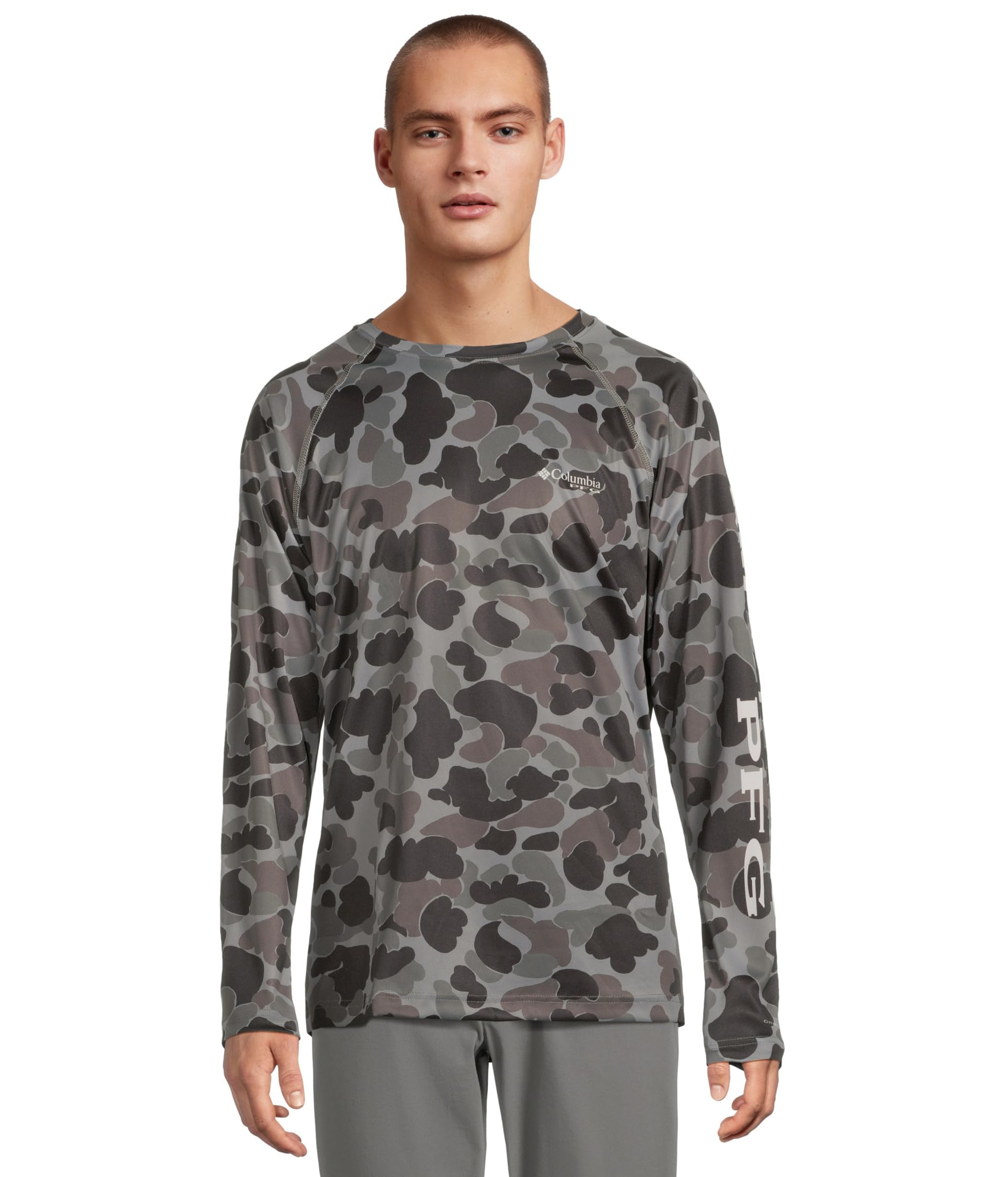 

Рубашка Columbia Super Terminal Tackle Long Sleeve Shirt, Black Deltahunter Camo