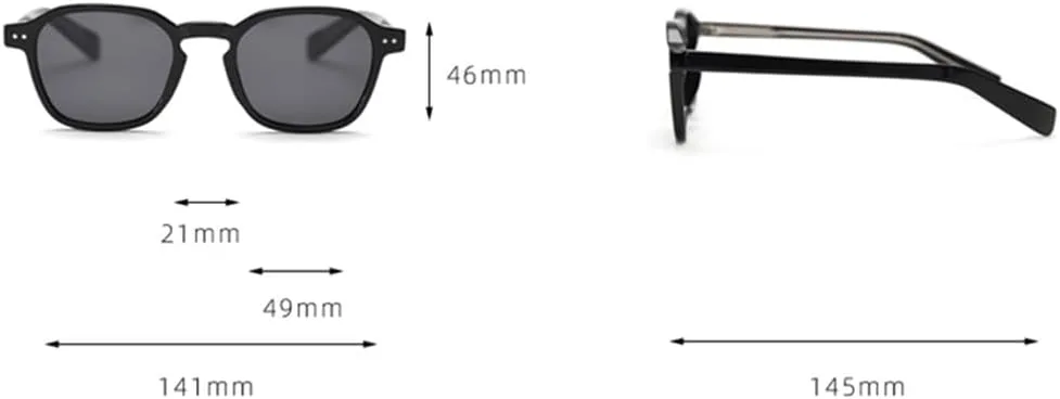 

Солнцезащитные очки для мужчин из ацетата, ретро-поляризованные солнцезащитные очки для женщин, защита от УФ-излучения UV400, леопардовый принт VFDHN, Grey