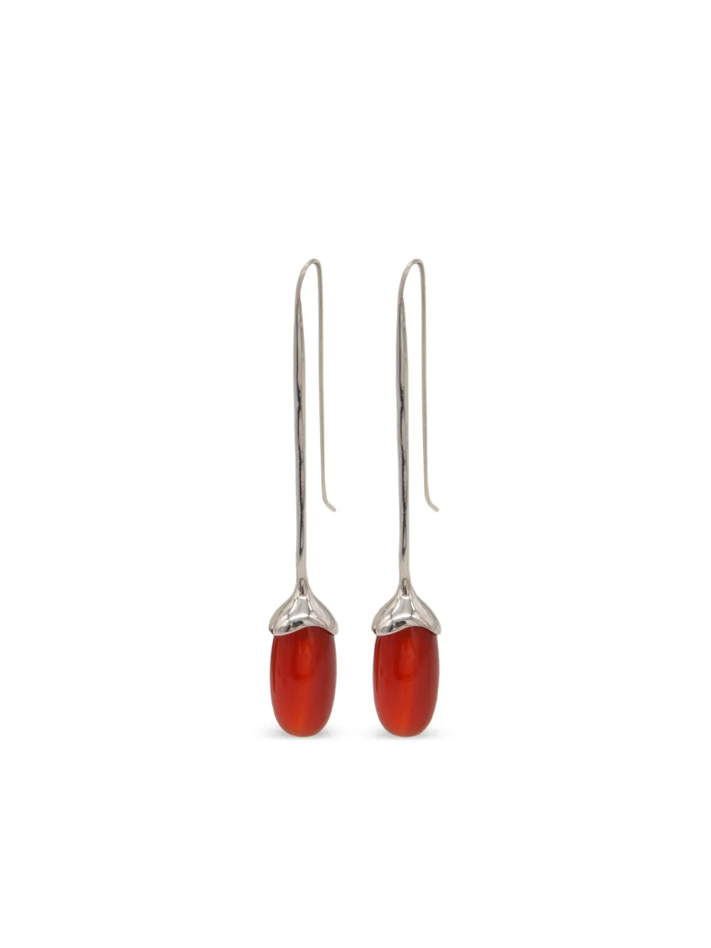 

Серебряные серьги-подвески carnelian Sophie Buhai, красный