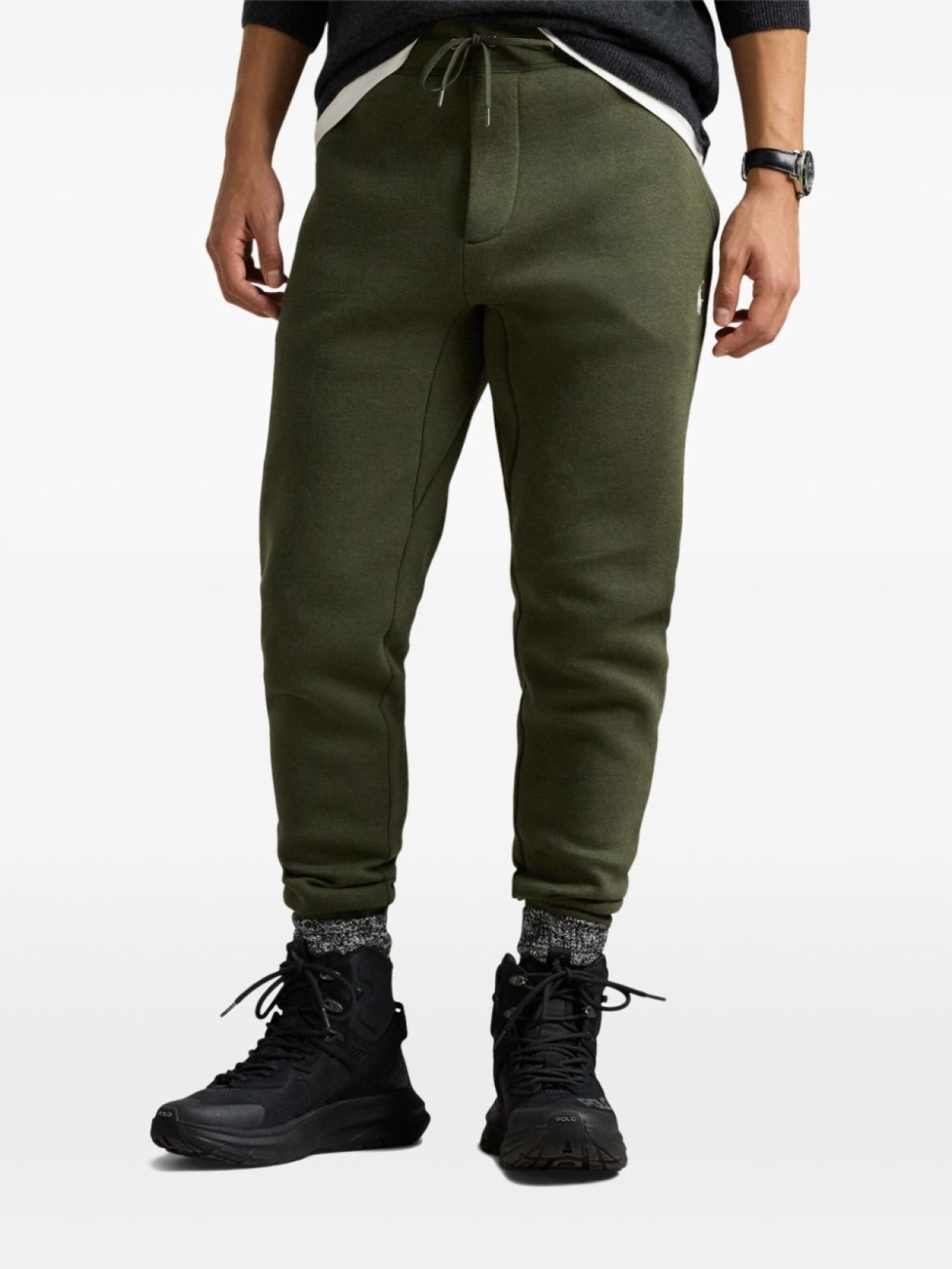 Polo Ralph Lauren спортивные брюки с вышивкой Polo Pony, зеленый — фото 3
