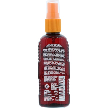 Солнцезащитный спрей SPF 30 Non-Greasy Dry Oil для загара High Protection Water Resistant 100ml — фото 2