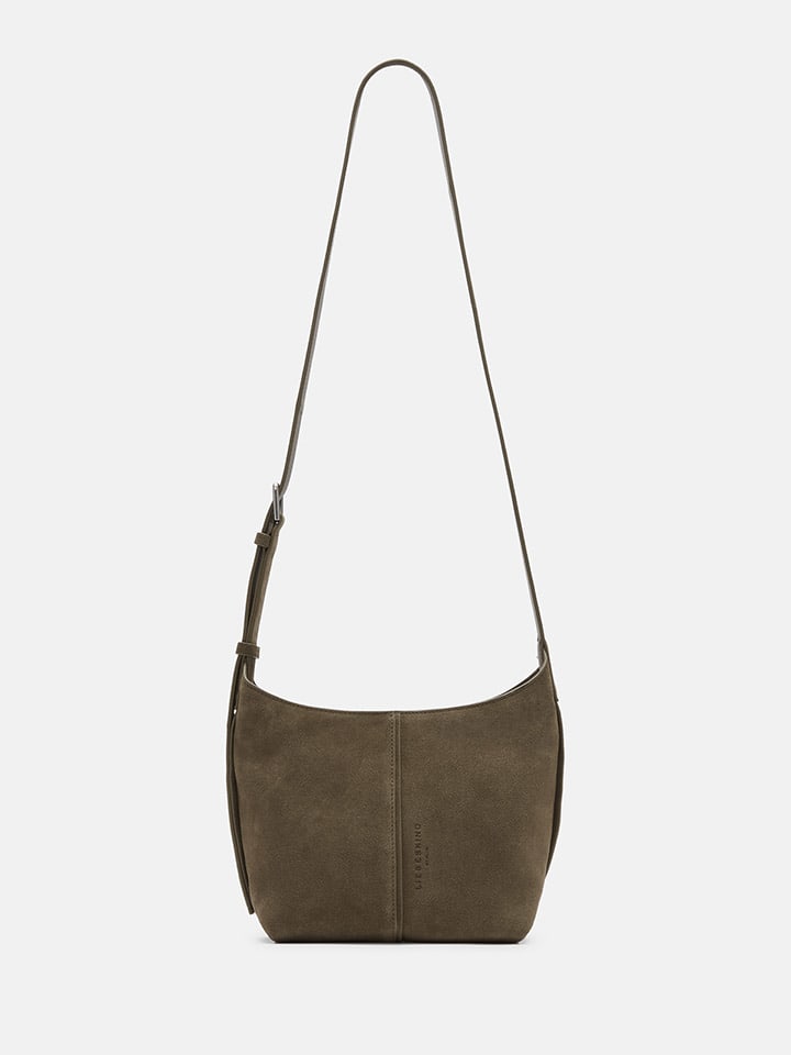 

Кожаная сумка через плечо "Demi" цвета хаки - (Ш)19 x (В)20 x (Г)10 см Liebeskind Berlin