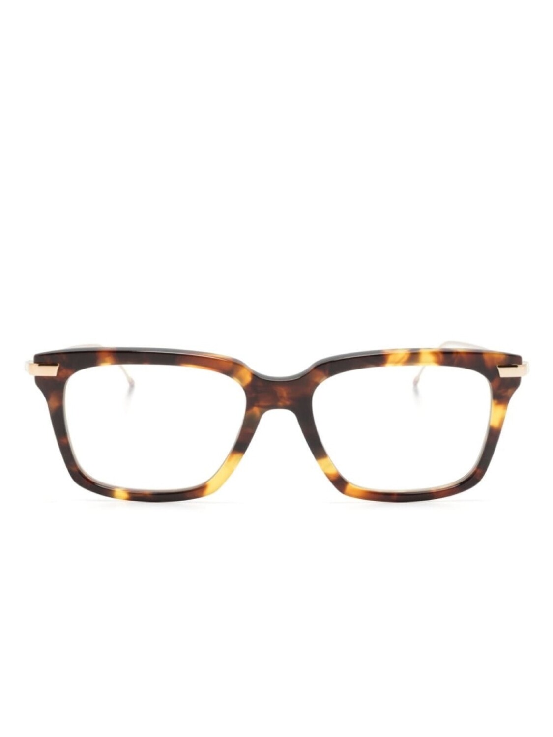 

Thom Browne Eyewear очки в прямоугольной оправе, коричневый