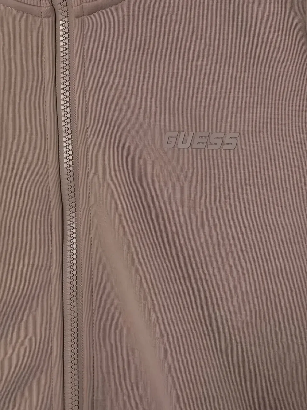 Свитшот на молнии GUESS Kids, бежевый — фото 3