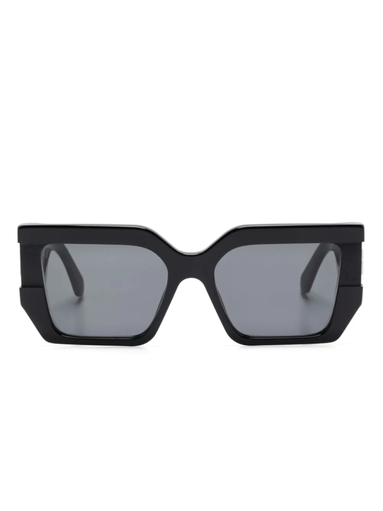 

Off-White Eyewear logo-plaque солнцезащитные очки, черный