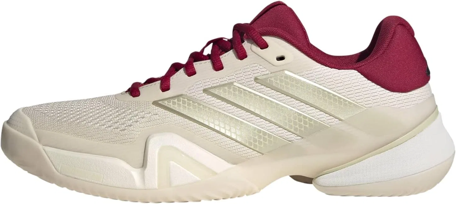 Кроссовки теннисные adidas Barricade 14, Chalk White/Ice Gold Metallic/Legend Ink