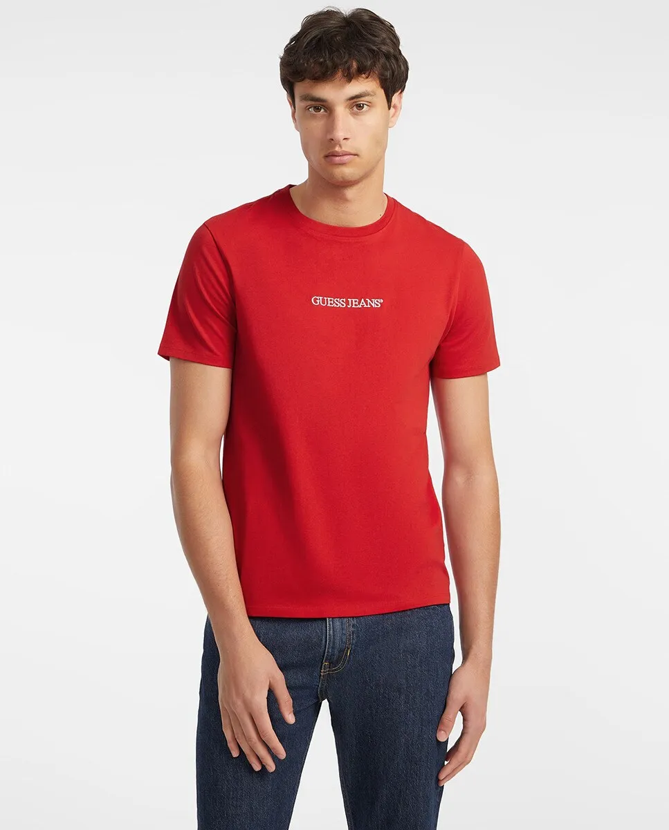 

Футболка с коротким рукавом Guess Jeans, красный
