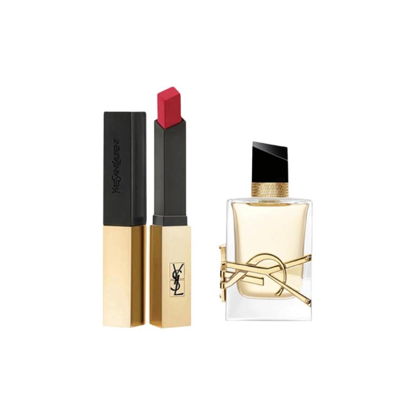 

Помада Gold Bar матовый стойкий тон 2,2 г + парфюмерная вода Libre 7,5 мл SAINT LAURENT, золотой Bar 21+Libre Eau De Parfum 7.5ml