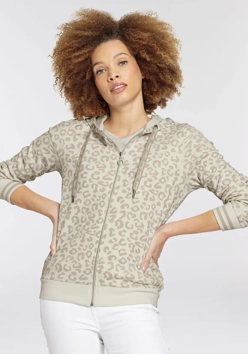 

Толстовка Boysen's с капюшоном и модным животным принтом по всей поверхности - НОВАЯ КОЛЛЕКЦИЯ, кремовый