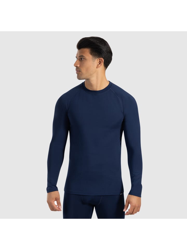 

SMILODOX Рубашка с длинными рукавами Zeyn темно-синего цвета