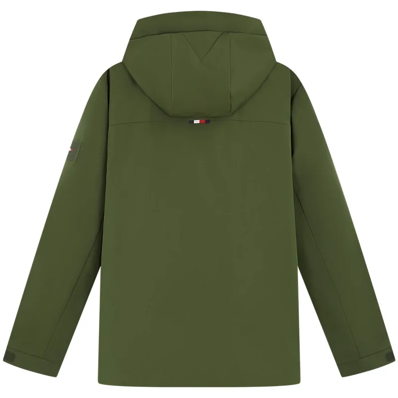 Мужская пуховая куртка Tommy Hilfiger, зеленый/черный mt1 — фото 4