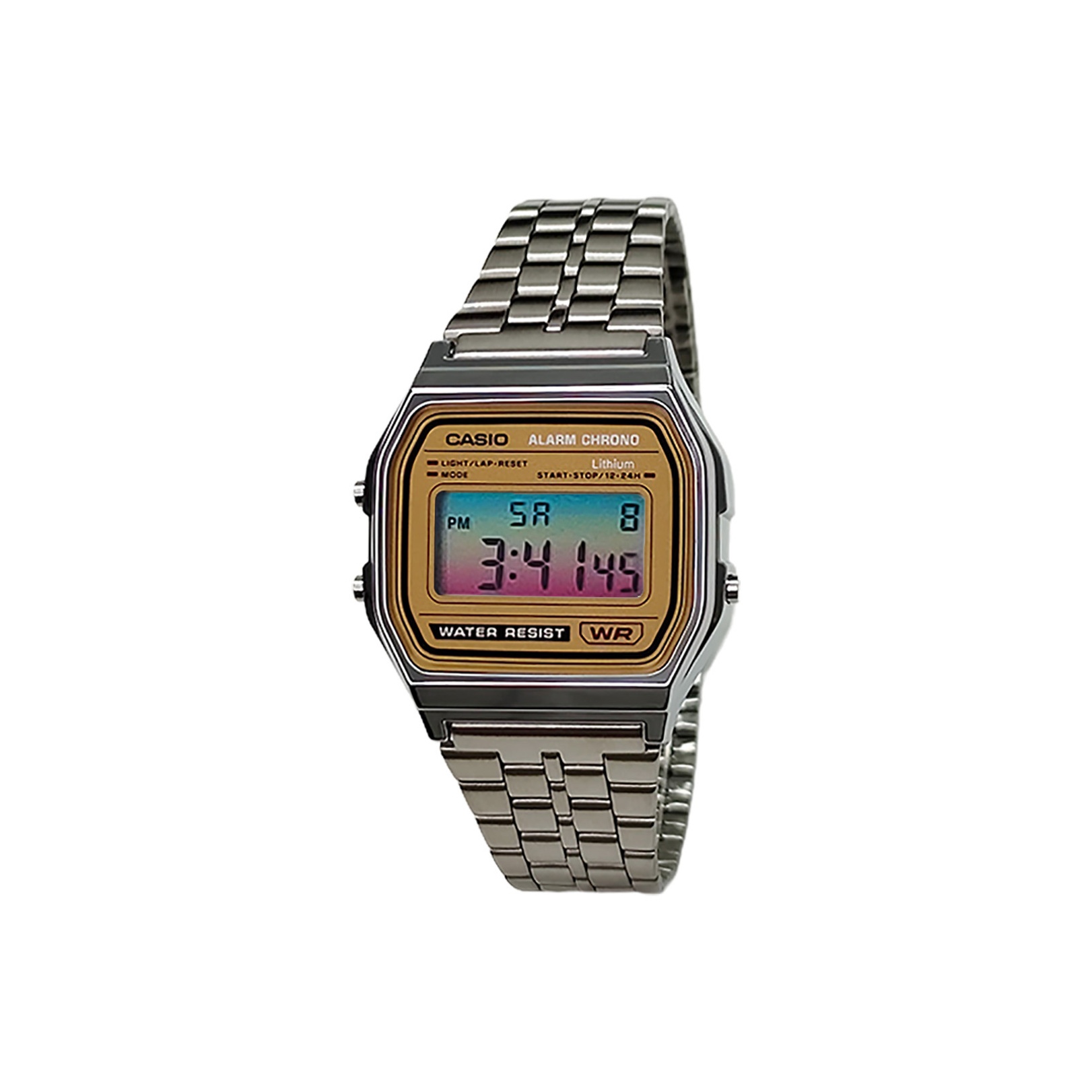 

CASIO Часы Retrofit Series Quartz Movement Stainless Steel Strap Watch Men's Watch Gold Dial