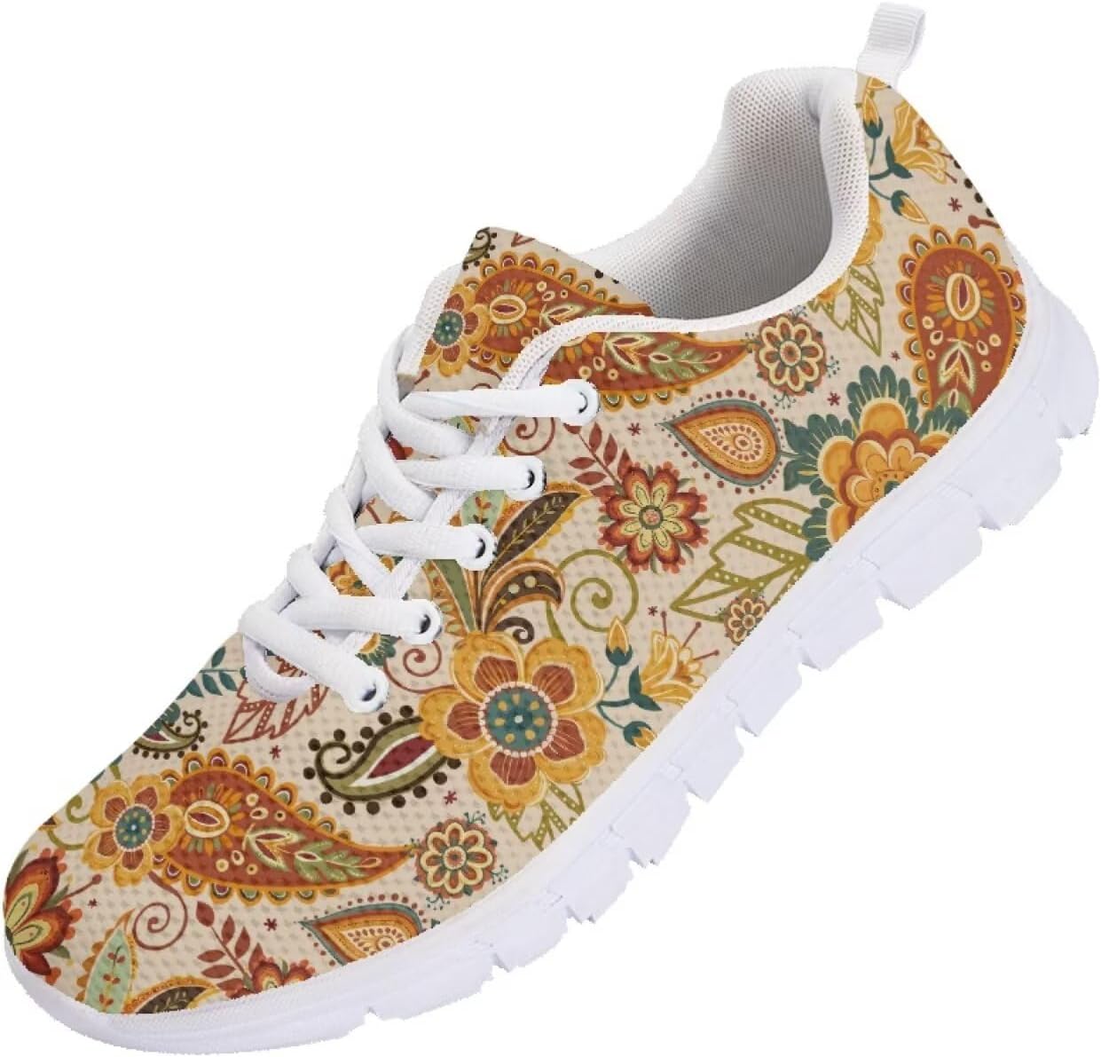 

Кроссовки для бега мужские Funnydude с забавным принтом, комфортные теннисные кроссовки, дышащие сетчатые кроссовки для спортзала, Paisley