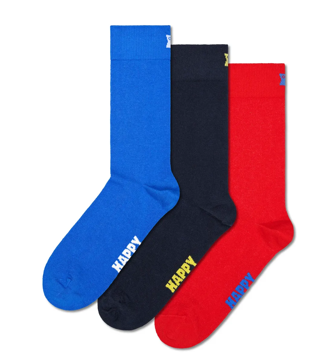 

Носки Happy Socks (комплект, 3 пары), в разных цветовых вариациях, цвет Bunt