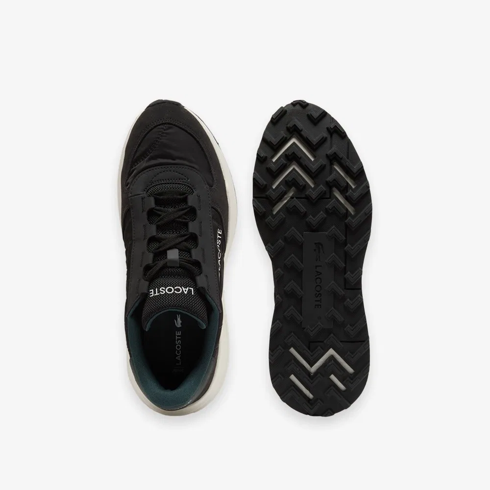 Мужские чёрно-зелёные кроссовки Lacoste Elite Active Evo — фото 4