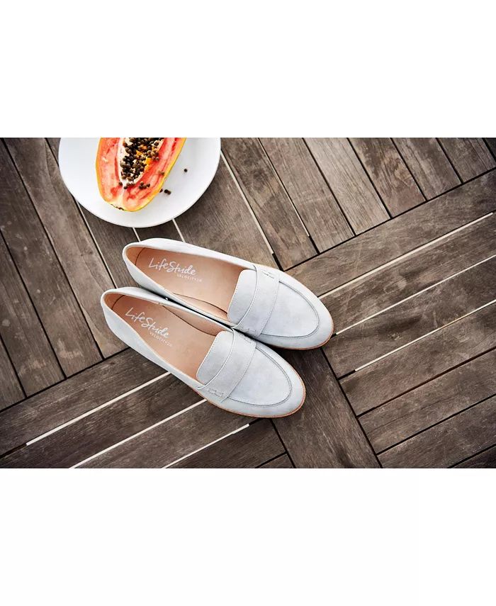 Женские лоферы Zee Slip On Penny LifeStride, серый — фото 3
