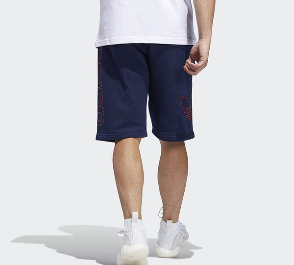 Шорты оригинальные ft otln короткие спортивные шорты Adidas, синий — фото 2