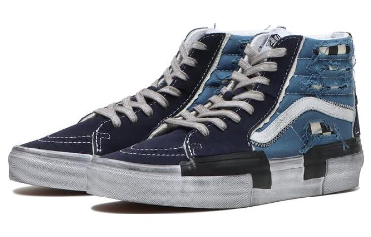 Обувь для скейтбординга Vans SK8 унисекс, Blue with White Lettering — фото 2