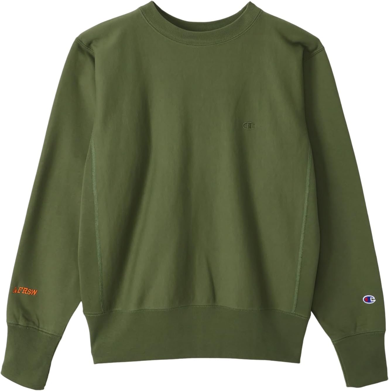 

Мужская толстовка Champion Reverse Weave с круглым вырезом, длинными рукавами, логотипом One-Point, C3-Y016, зеленый