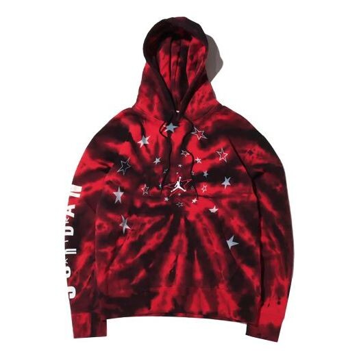 

Толстовка Air Jordan Legacy AJ6 Printing Fleece Pullover Gym Red, черный