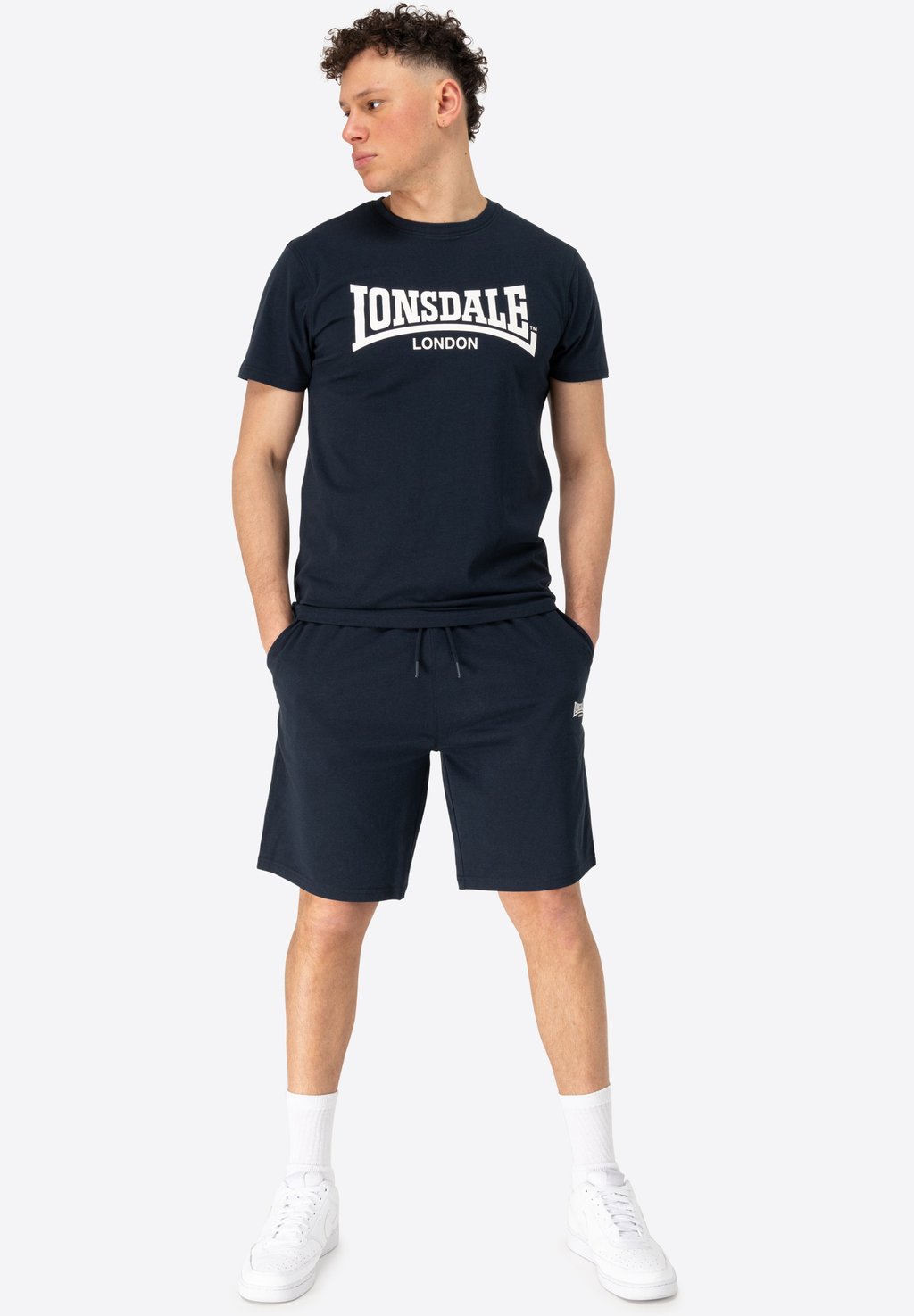 

Футболка с принтом SET NORMALE PASSFORM MOY - Tracksuit bottoms Lonsdale, темно-синий