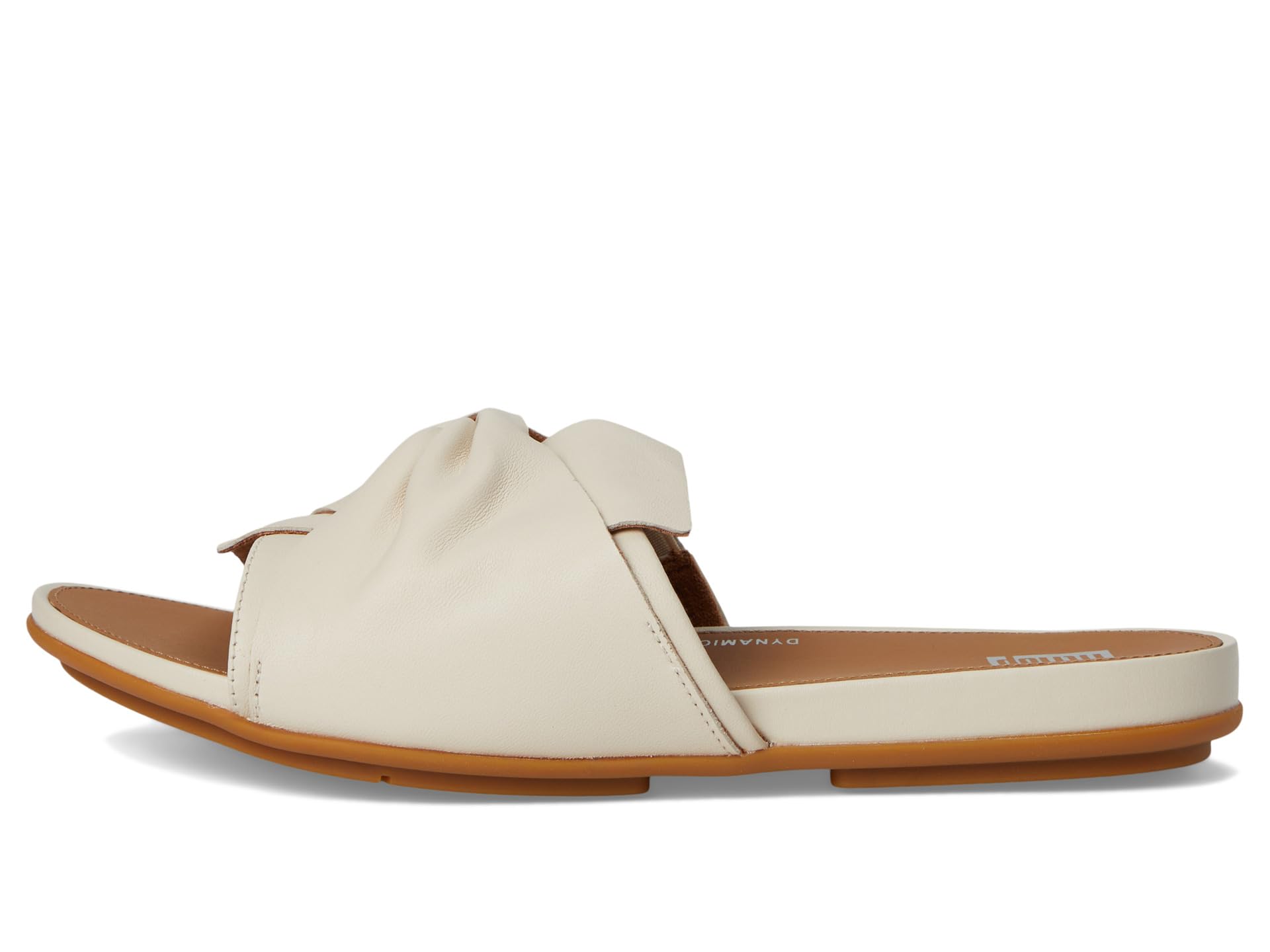 Сандалии FitFlop Gracie Soft-Twist Leather Slides, цвет Paris Beige — фото 4