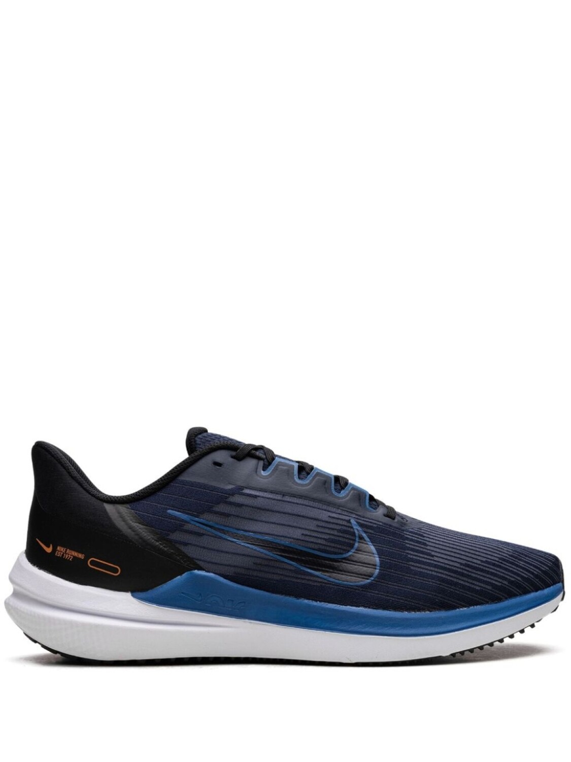 

Nike кроссовки Air Winflo 9 Obsidian/Dark Marina Blue, синий