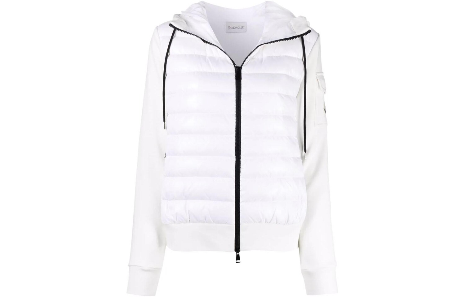 

Пуховик женский белый Moncler