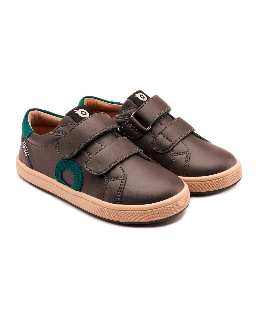 

Кроссовки Ziggy Kix из кожи и замши Old Soles, серый
